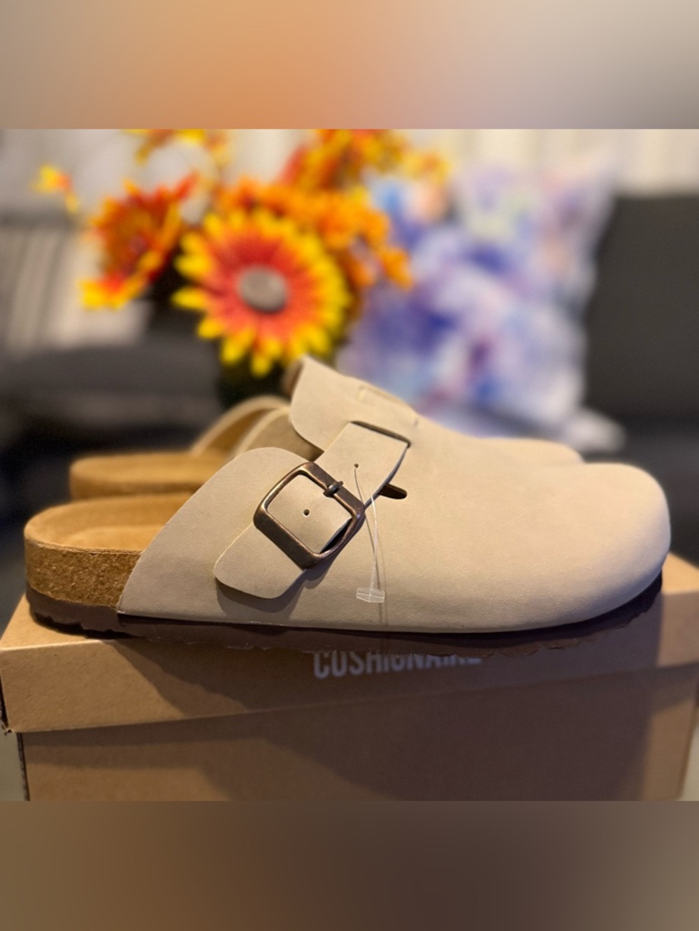 Cushionaire Hana Stone Nubuck color